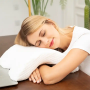 Curved pressure free pillow