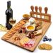 Cutting Board with Stand for cutlery - HY1115