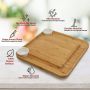 Cutting Board with Two trays in the corner- HY1114