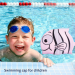 Czepek pływacki dla dzieci rybka - różowy