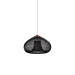 Decorative rattan pendant lamp-D40cm(Black)