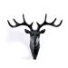 Deer head shape hanging hook- Black