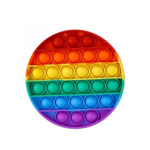 Desktop Silicone Brain-training Toys - Round Colorful (Silicone bubble)