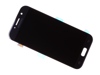 HF-131, GH97-19733A, GH97-20135A - Ekran dotykowy z wyświetlaczem LCD Samsung SM-A520F Galaxy A5 (2017) - czarny (oryginalny)