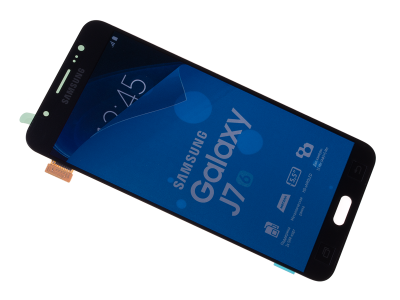 HF-158, GH97-18855B, GH97-18931B - Ekran dotykowy z wyświetlaczem LCD Samsung SM-J710 Galaxy J7 (2016)/ SM-J710FN/DS Galaxy J7 (2016) Dual SIM - czarny (oryginalny) 