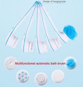 Electric bath brush - blue 
