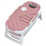 Extra large folding Bathtub - Pink with cover 1.4M