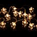 Festival party interior courtyard decoration lamp string - warm white light (1.2M)