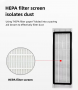 Filtr powietrza do Xiaomi Mi Robot Vacuum Mop 1C (2 sztuki / opakowanie)