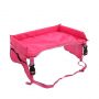 Folding seat and table for children - Rose red