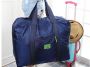 Folding Travel Bag--navy blue