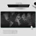 Gamingowa podkładka pod myszkę i klawiaturę dla graczy RGB LED 40x90cm - Mapa Świata