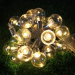 Girlanda / lampki dekoracyjne LED w kształcie żarówki – barwa ciepła