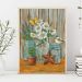 Haft Diamentowy/ Obraz 5D/ Mozaika Diamentowa/ Diamond Painting - wazon z kwiatami, rozm. 40x50 cm