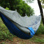 Hammock with mosquito net - blue-grey (TR)
