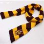 Harry Potter House striped scarf 150*17CM (brown + yellow)