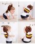 Head protective pillow for baby - honey bee