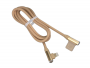 HF-223 - Cable Thin Plug USB iPhone 5/ 5S/ 6/ 6S/ 7/ 8 - gold