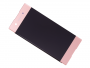 HF-303 - LCD display + touch screen Sony G3121, G3123, G3125 Xperia XA1/ E6 G3116 - pink 