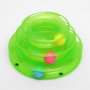 Interaktywna zabawka dla kota z piłkami - zielona
