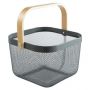 Iron Mesh Nordic mini basket - gray