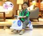 Jeździk dla dziecka interaktywny z kolorowymi diodami LED