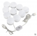 Lampki LED na lustro toaletki 10 szt USB