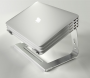 Laptop bracket pro adjustable Aluminum alloy tabletop silver