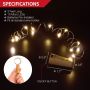 LED cork light string 10 lights 1M- Warm white