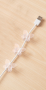 Line cable point tight clip 9pcs/box - transparent butterfly