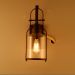Loft industrial vintage wall lamp- black(without bulb)