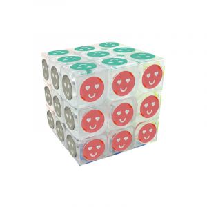 Magic Cube - Transparent Smiling Face Rubik’s Cube - 696