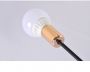Modern LED Ceiling Chandelier 6 bulbs- Gold(without bulb)