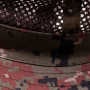 Moskitiera siatka na owady, kapelusz na głowę - czerwono brązowy