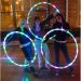 Multi-Color Led Glow Hula Hoops--80CM