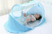 Net for baby Blue(without mat) 110*65cm