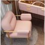 Nordic dressing table 120cm-type3- Pink