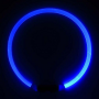 Obroża LED dla psa, obwód szyi 50cm - niebieska