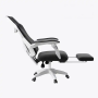 Office home computer reclining seat white frame