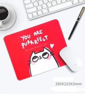 Office mouse pad 210*260*3 - Purrfect Kitty