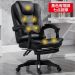 Office premium wheeled chair with footrest, nylon stand