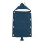 Outdoor baby stroller sleeping bag for Winter/Fall with ears 70*40 - Dark blue