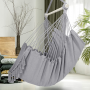 Outdoor cotton rope swing hammock chair - Grey
