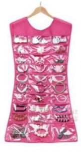 oxford cloth Jewelry collection bag - rose red