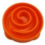 Pet food bowl anti-choke - orange