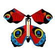 Plastic butterflies - Black Color