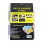 Plastic document shelf - 8 pack