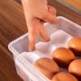Pojemnik / Pudełko na jajka do lodówki na 24szt - różowe
