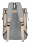 Portable folding crib/ Multi-functional Double Shoulder Baby Bag - grey