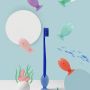 Portable Toothbrush head protector 7g - blue